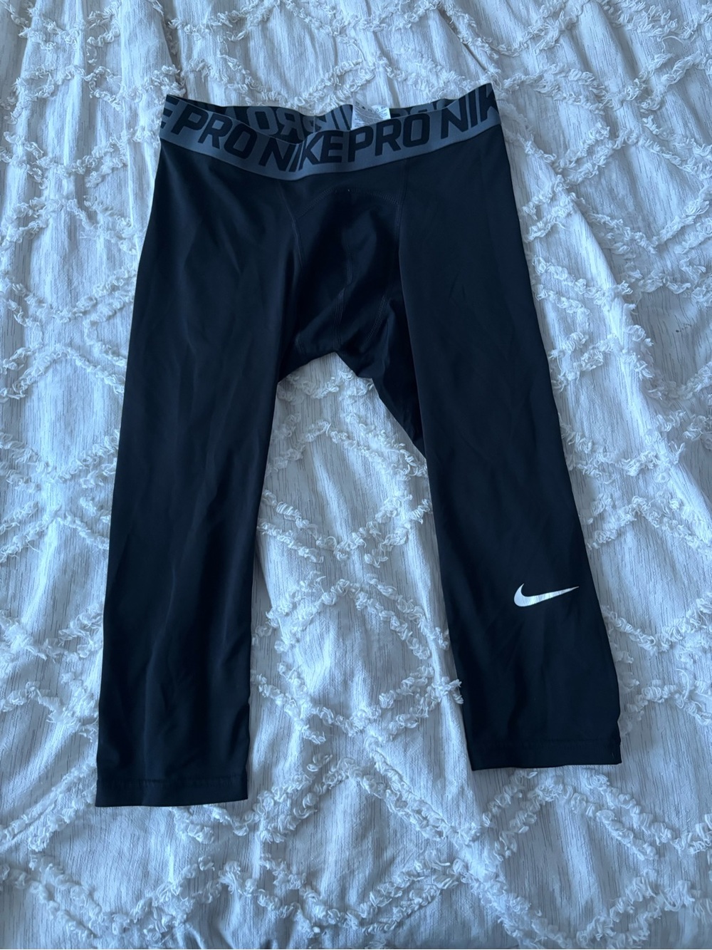 Nike Pro Dri-FIT Men’s Compression 3/4 Tights Black Size M